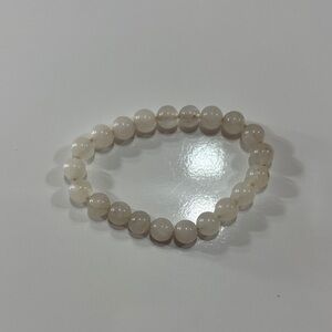 EARTHBOUND Cream Beaded Bracelet